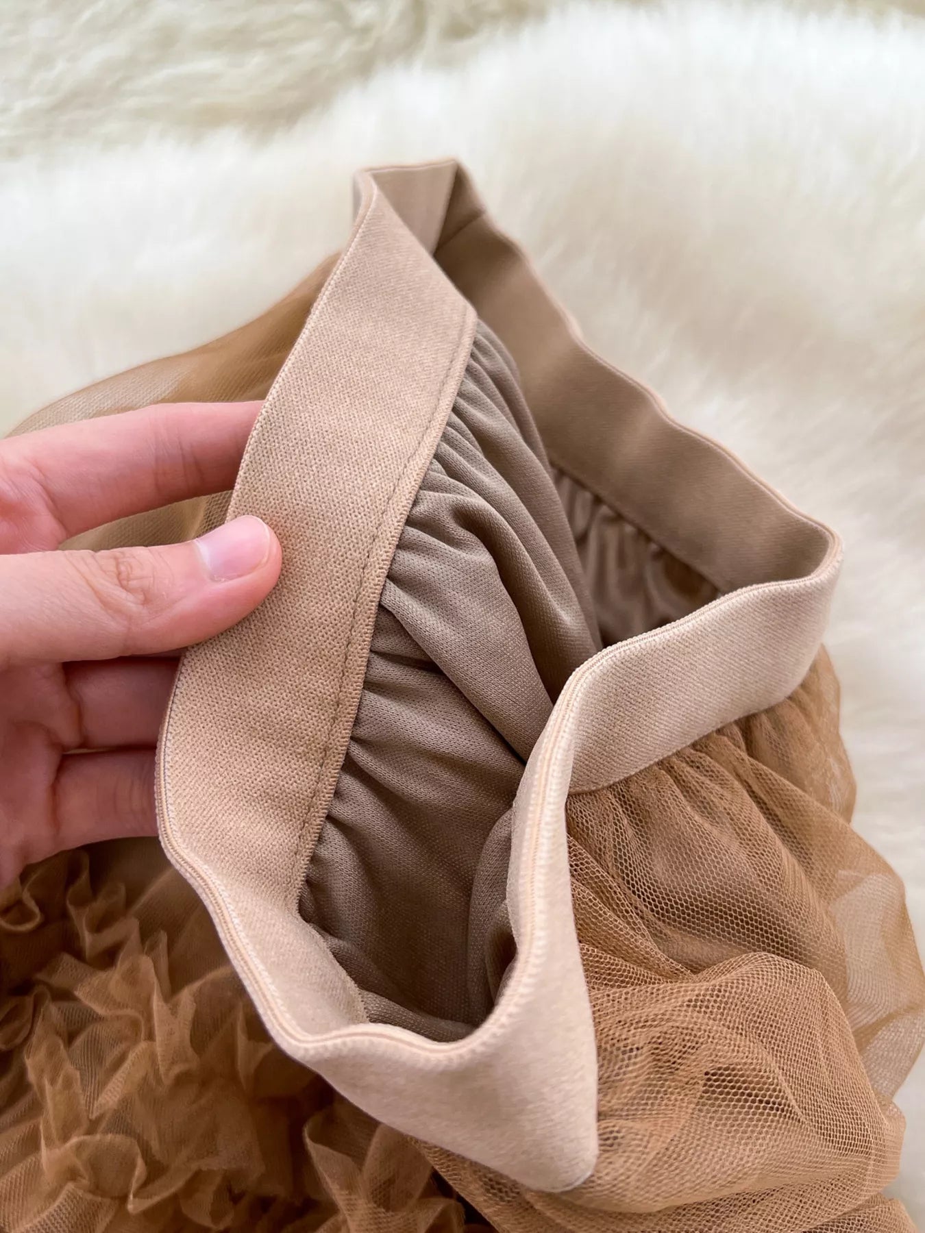 Ruffle Tulle Skirt for Women