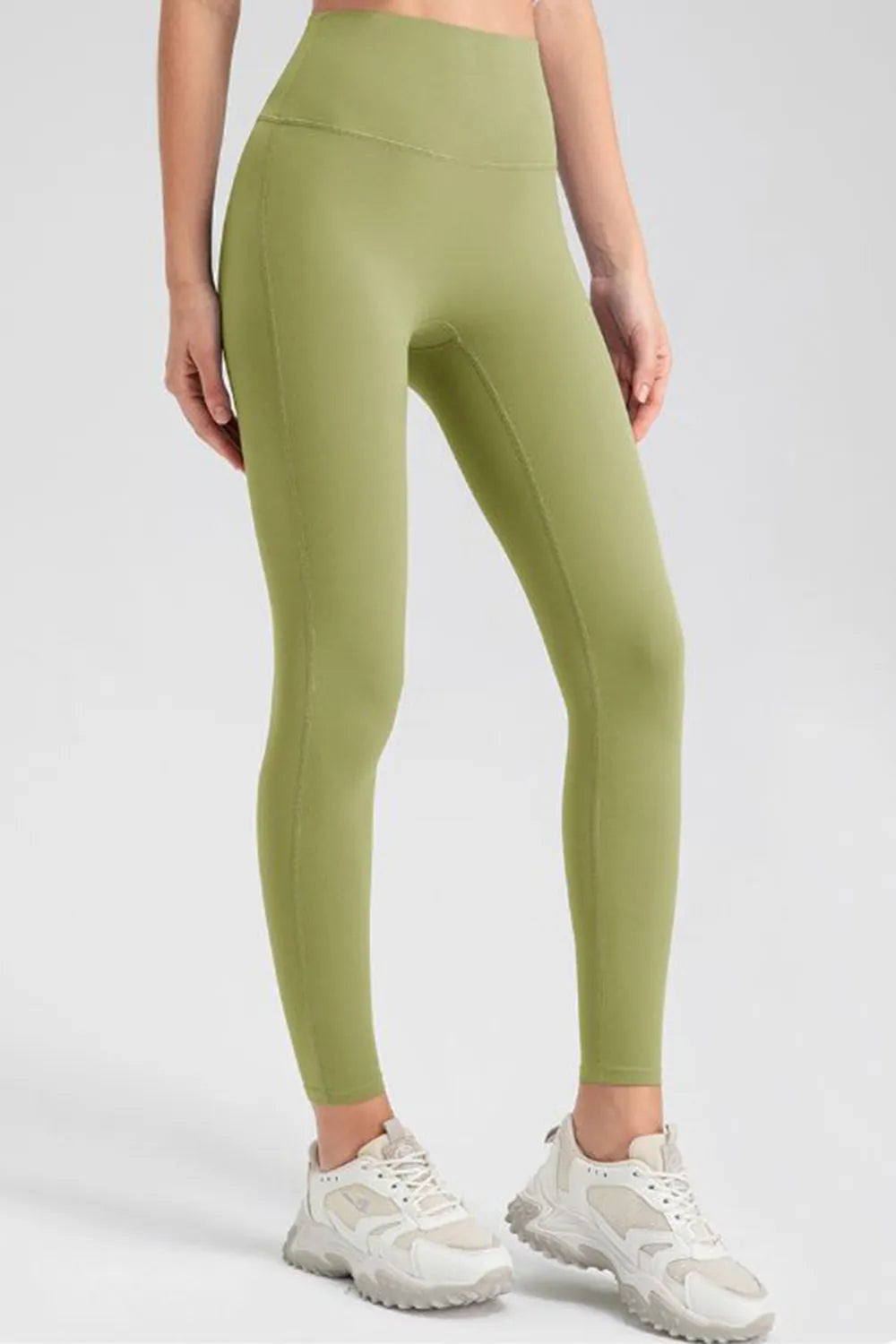 High Waist Skinny Active Pants in Orange for Women