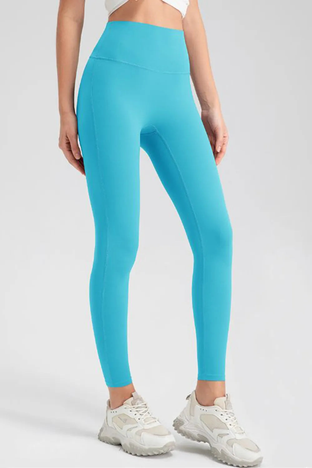 High Waist Skinny Active Pants in Indigo for Women