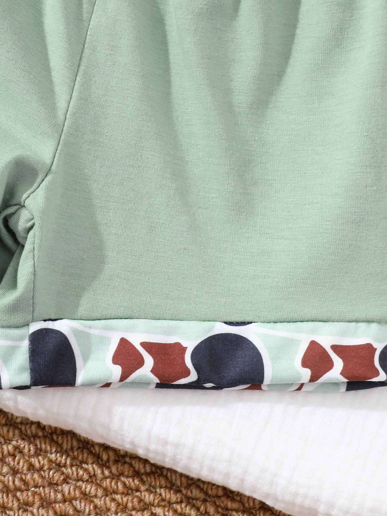 Button Detail Polo Shirt & Shorts Set for Boys