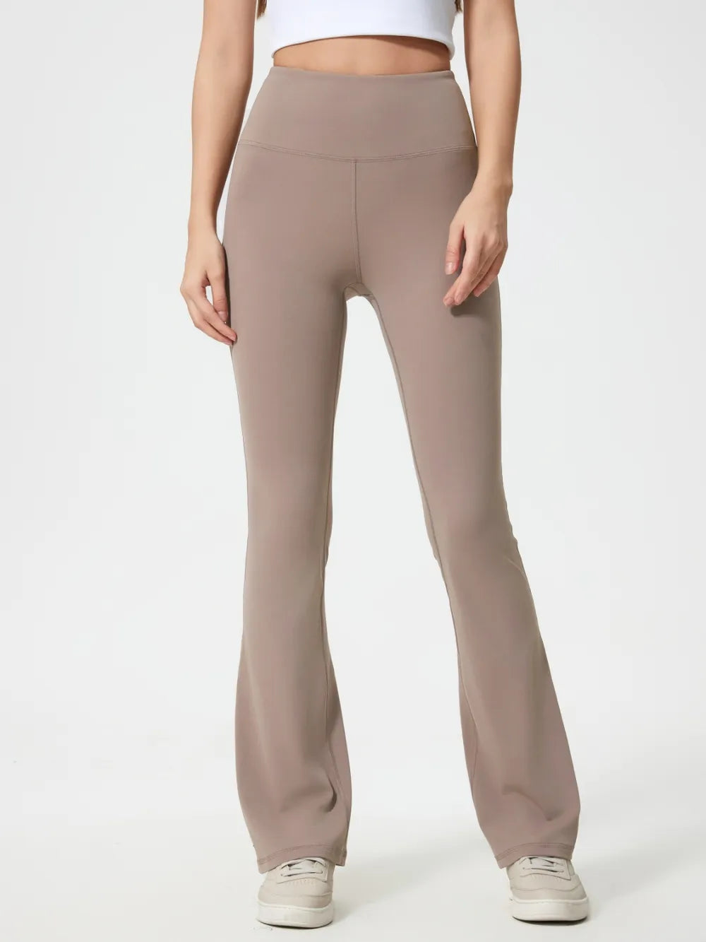 High Waist Active Pants in Mocha for Women
