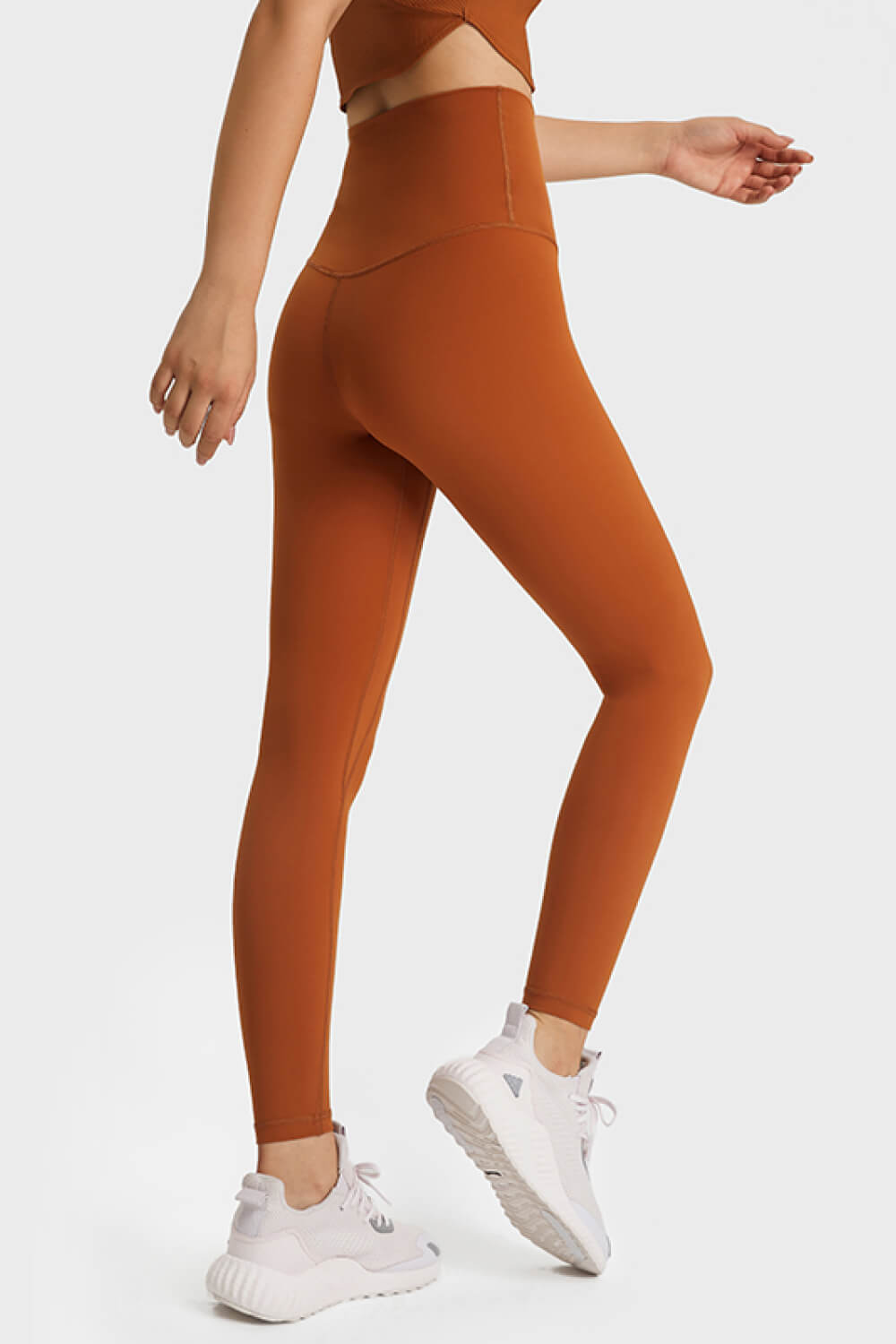 Ultra Soft High Waist Leggings in Coffee for Women
