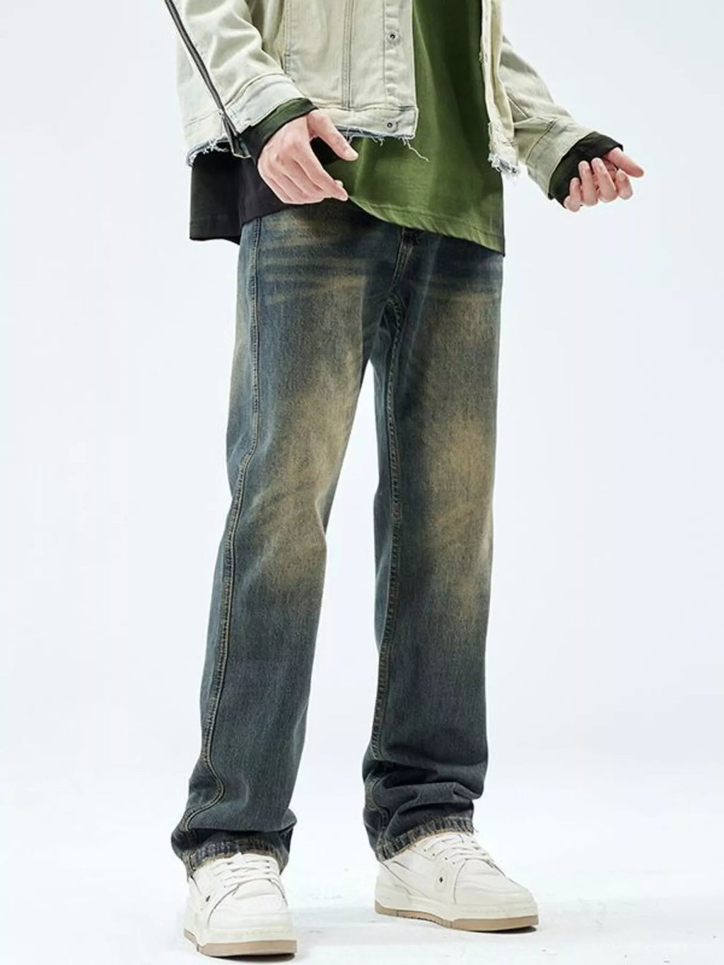 Relaxed Fit Jeans in French Blue for Men