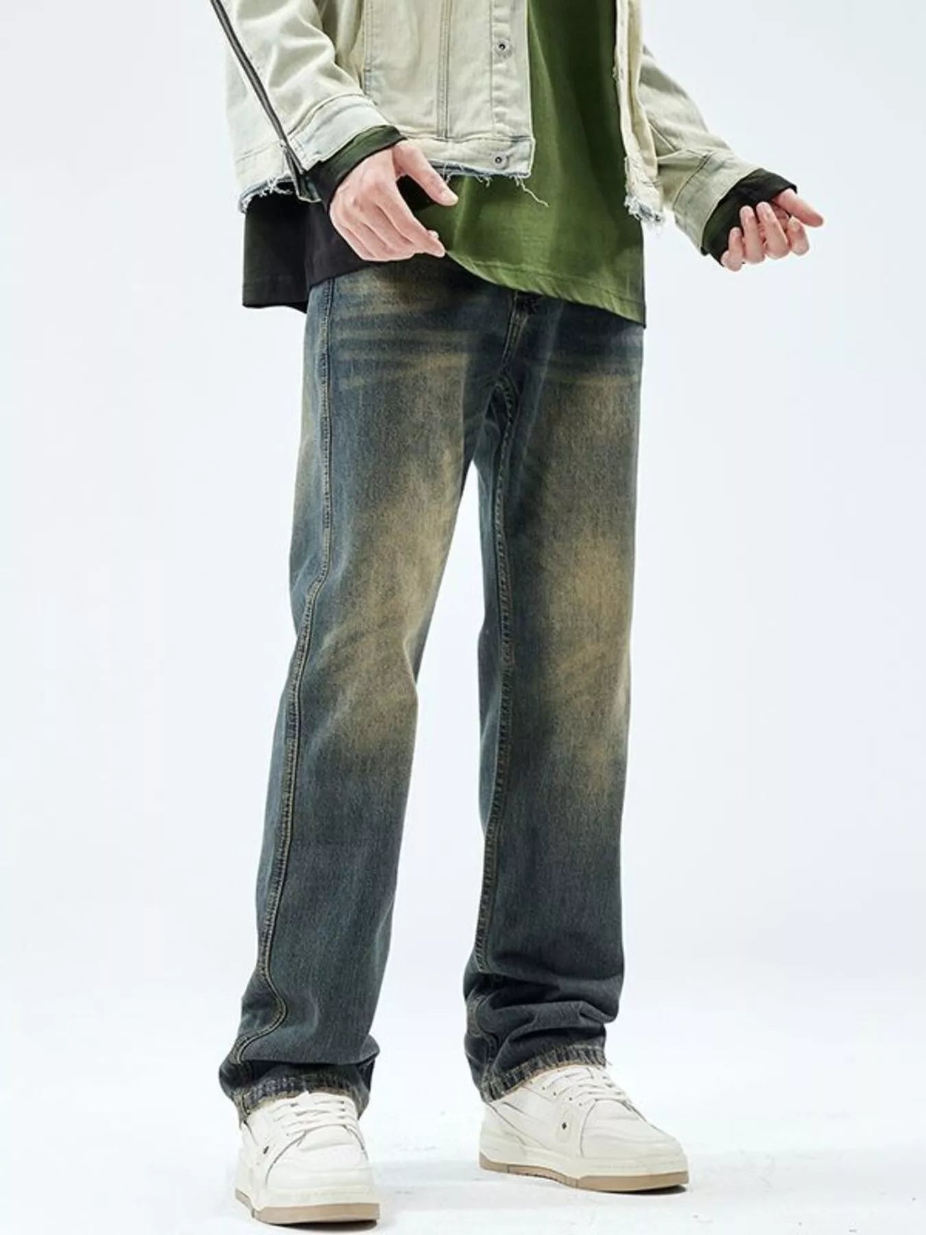 Relaxed Fit Jeans in French Blue for Men