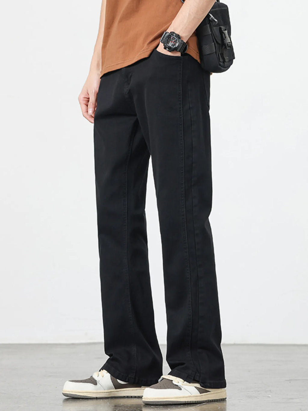 Straight Leg Jeans Plus Size in Nostalgic Blue for Men