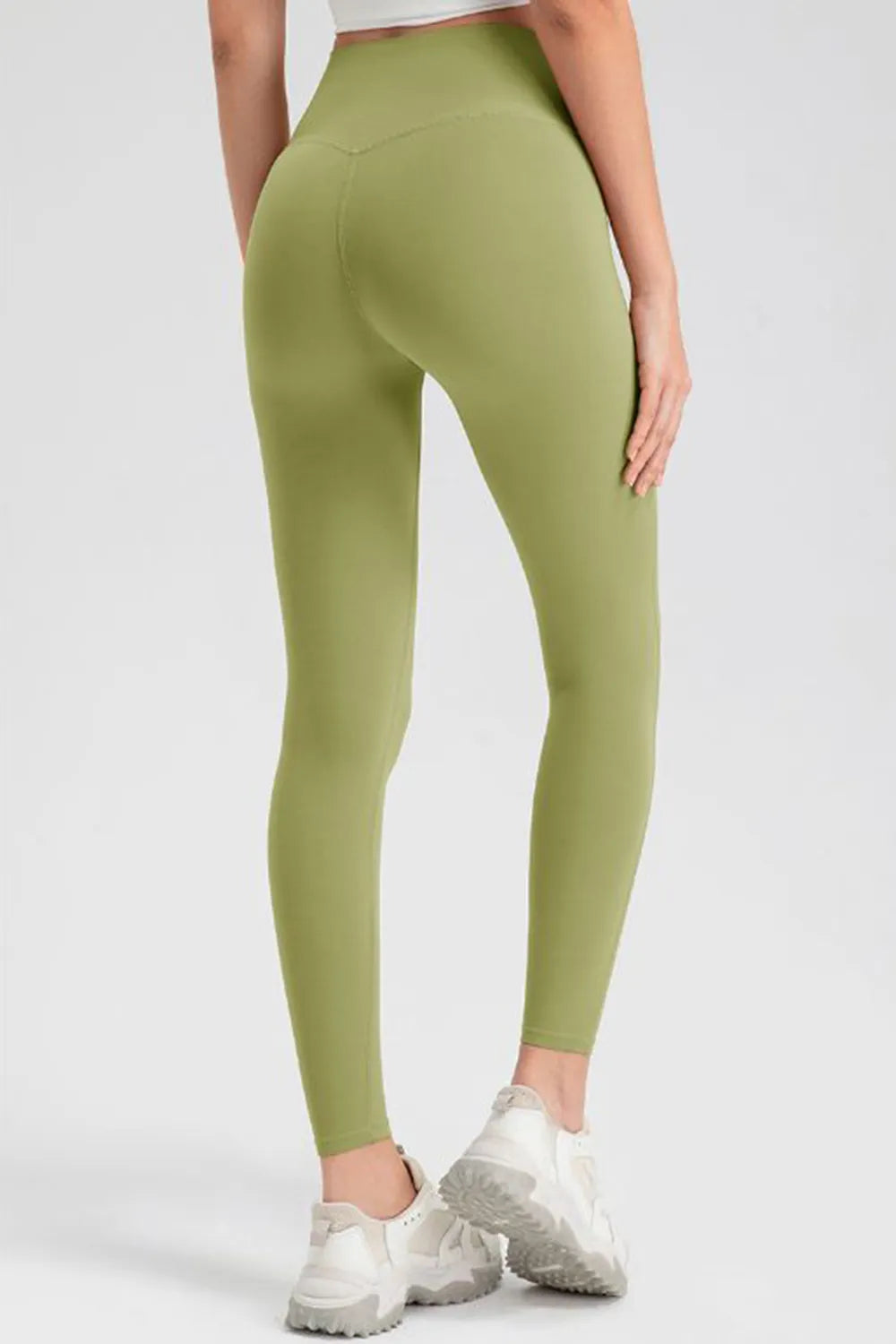 High Waist Skinny Active Pants in Orange for Women