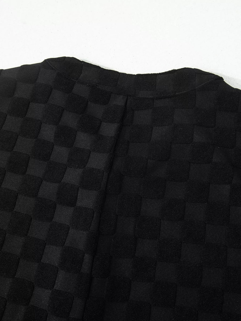 Checkered Sleeveless Wide Leg Jumpsuit for Women