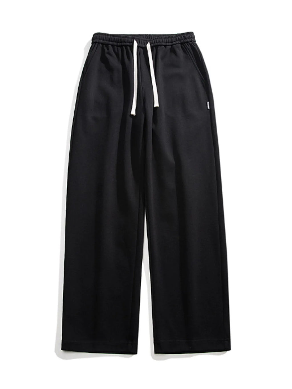 Casual Loose Fit Sweatpants Plus Size in Light Gray for Men