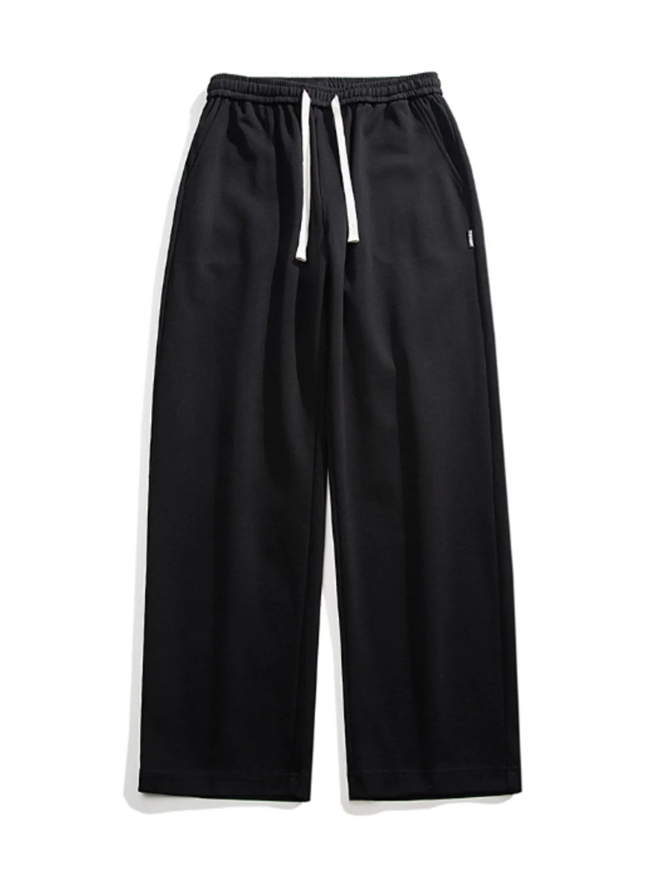 Casual Loose Fit Sweatpants Plus Size in Light Gray for Men