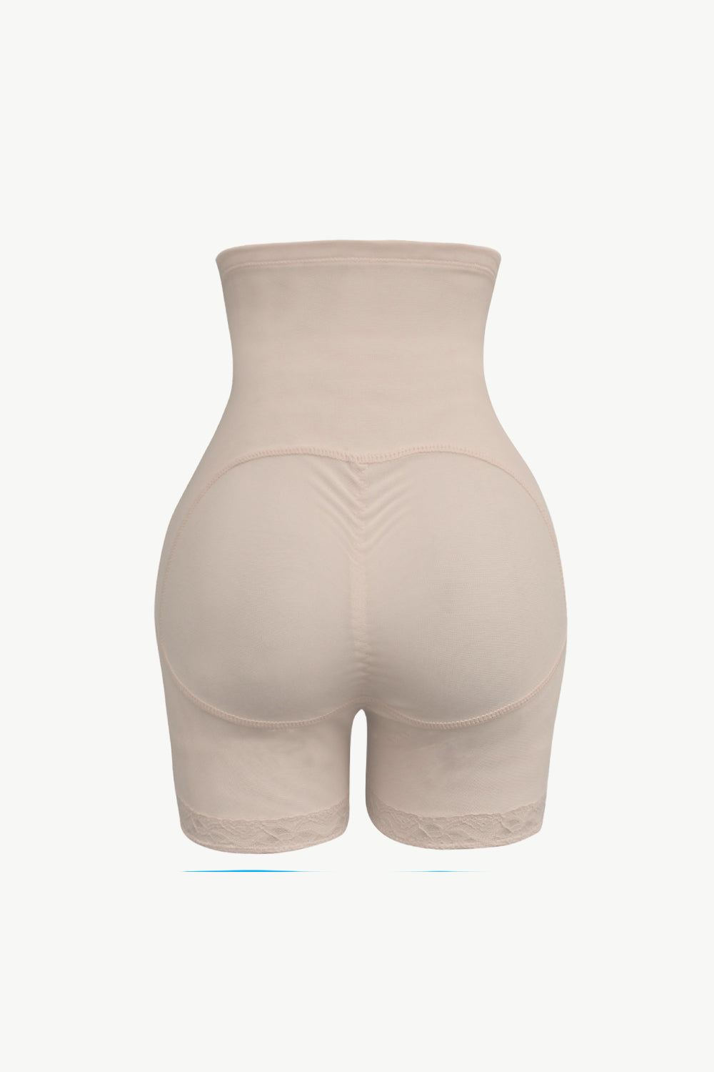 Plus Size Hook-and-Eye Shaping Shorts in Black for Women