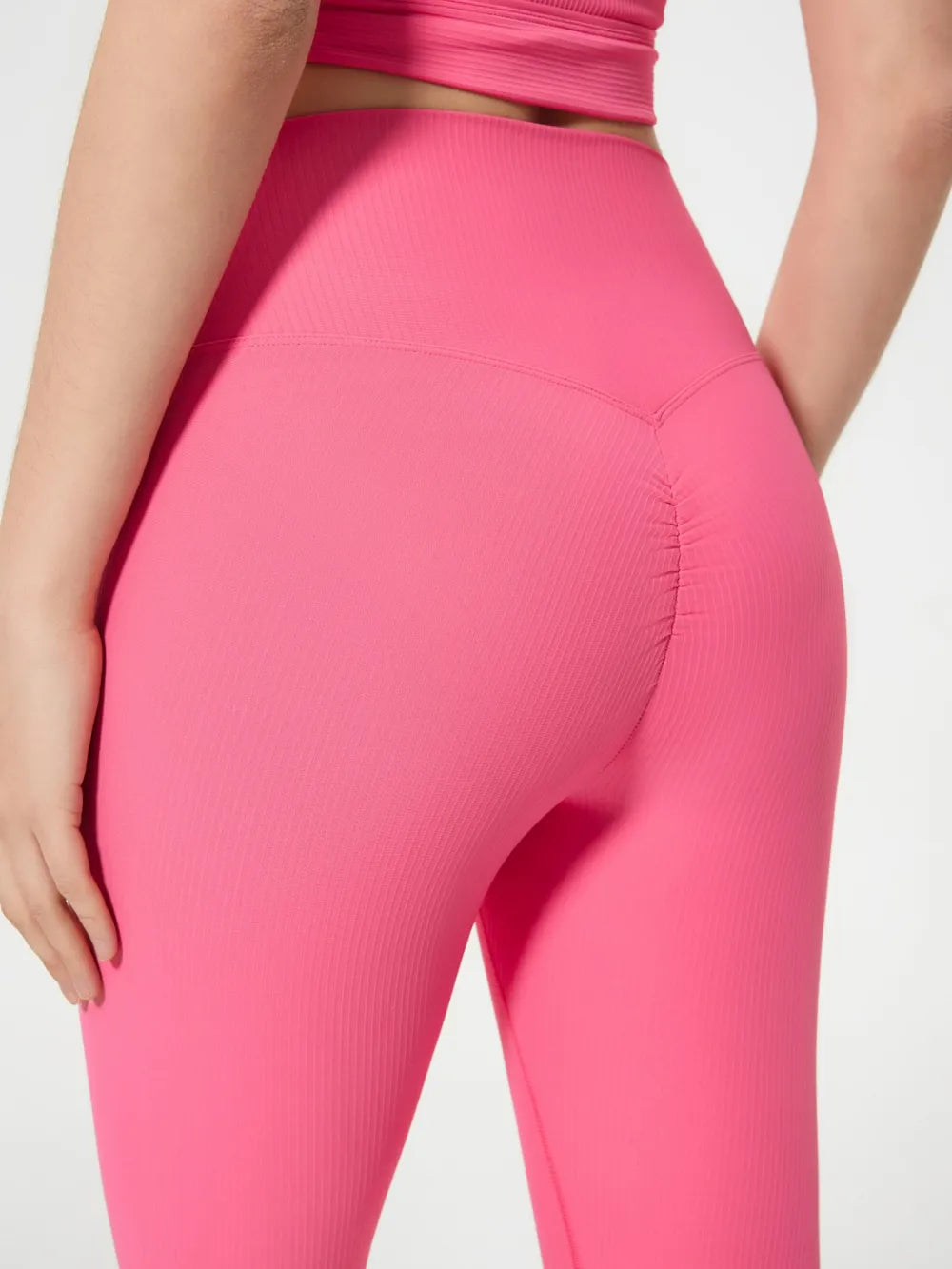 High Waist Active Shorts in Gray in Light Blue for Women