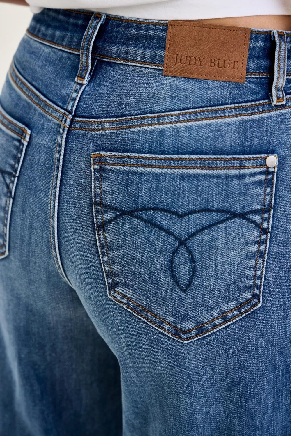High Waist Palazzo Jeans in Md for Women
