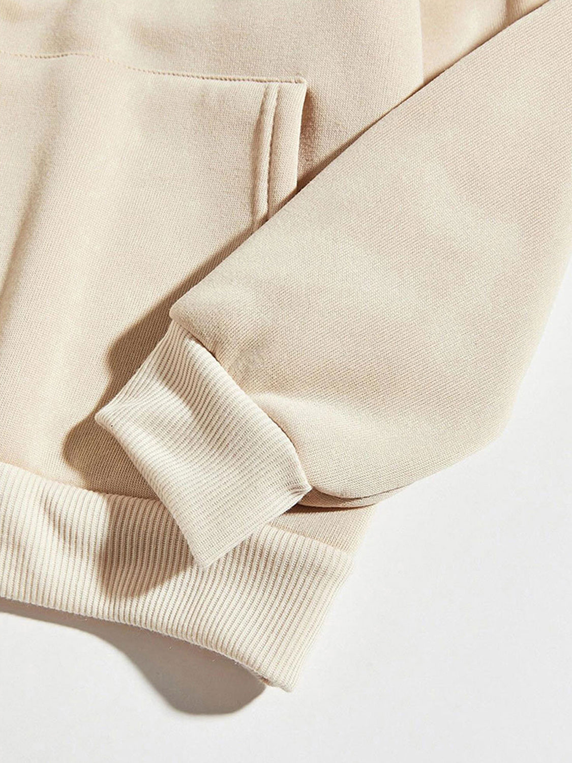 Merry Christmas Graphic Drawstring Hoodie in Chestnut in Blush Pink for Women