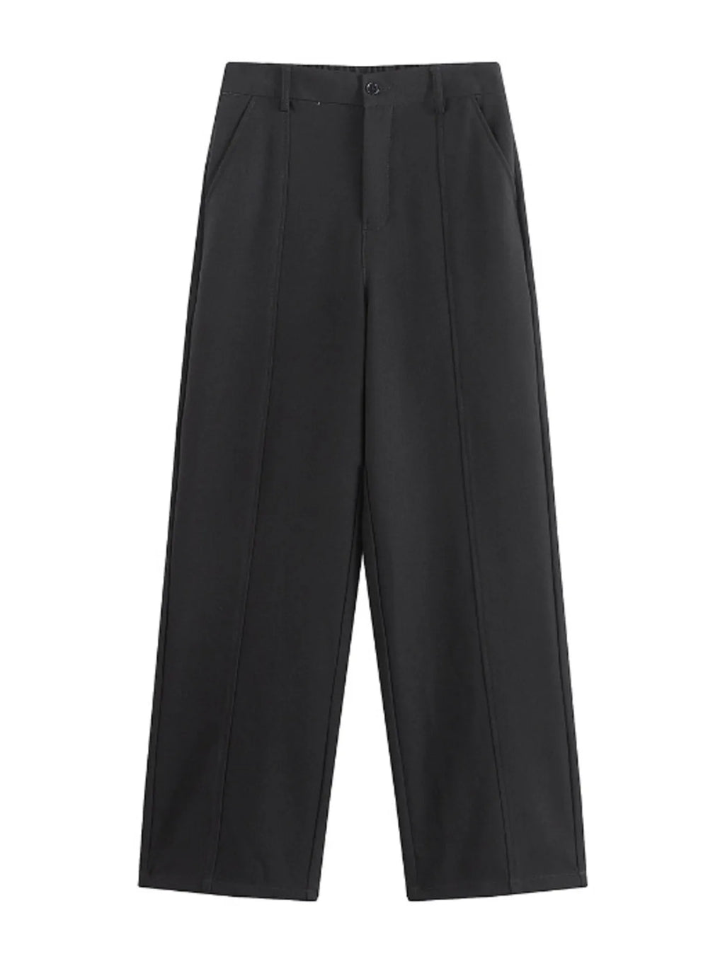 Wide Leg Pants Plus Size in Coffee for Men