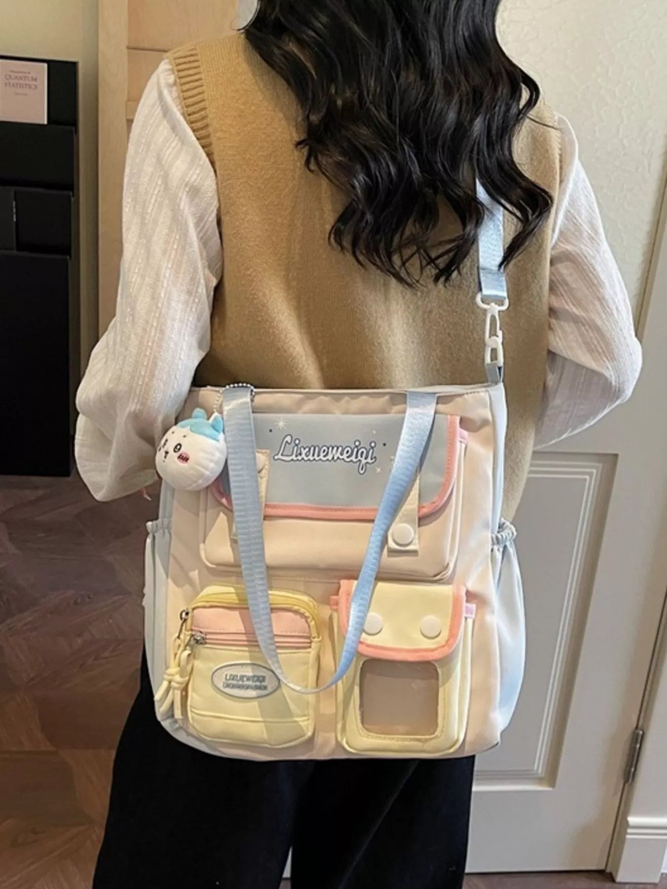 Multi-Pocket Shoulder Bag for Women