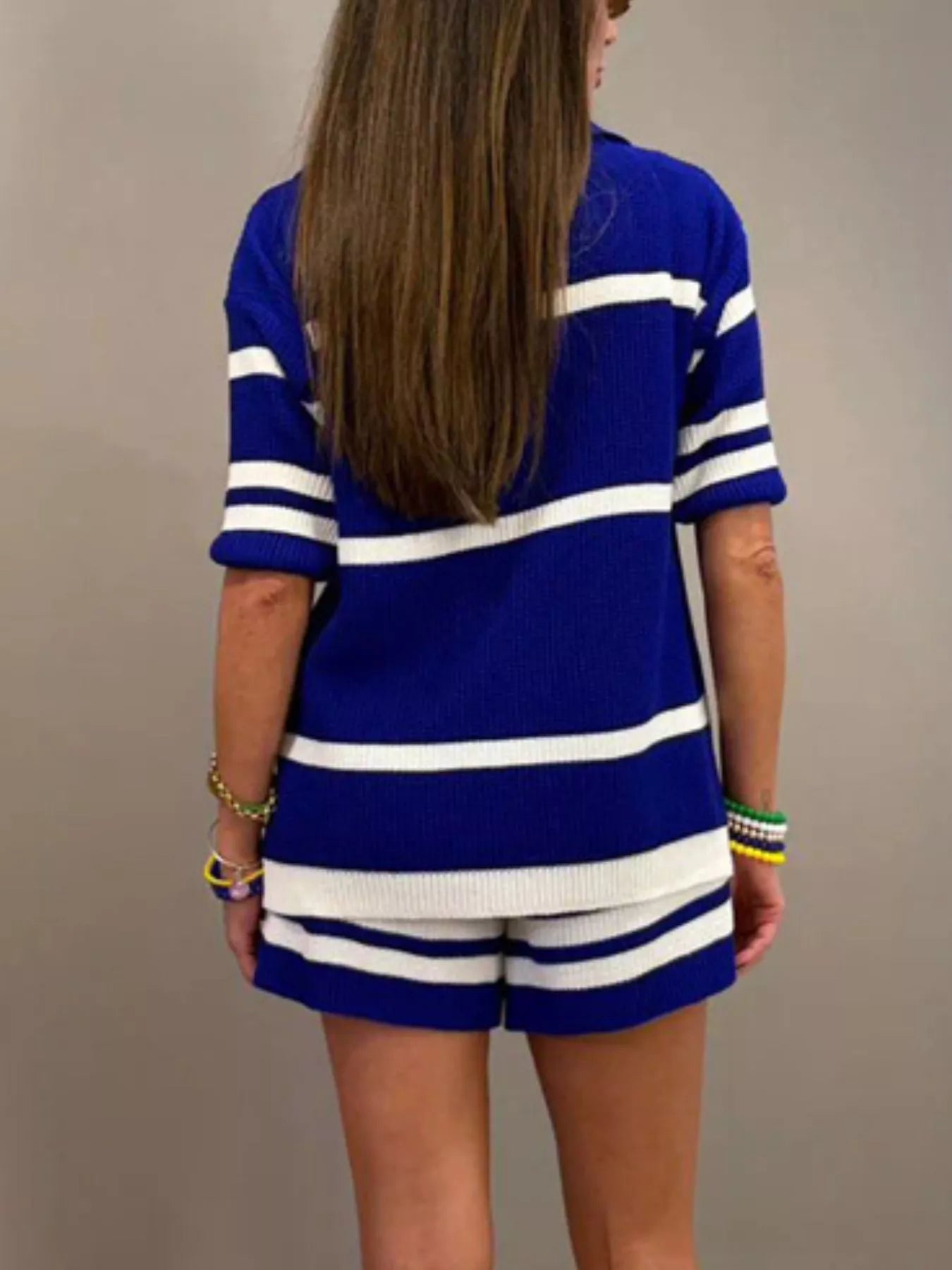 Brasil Two-Tone Top and Shorts Set for Women