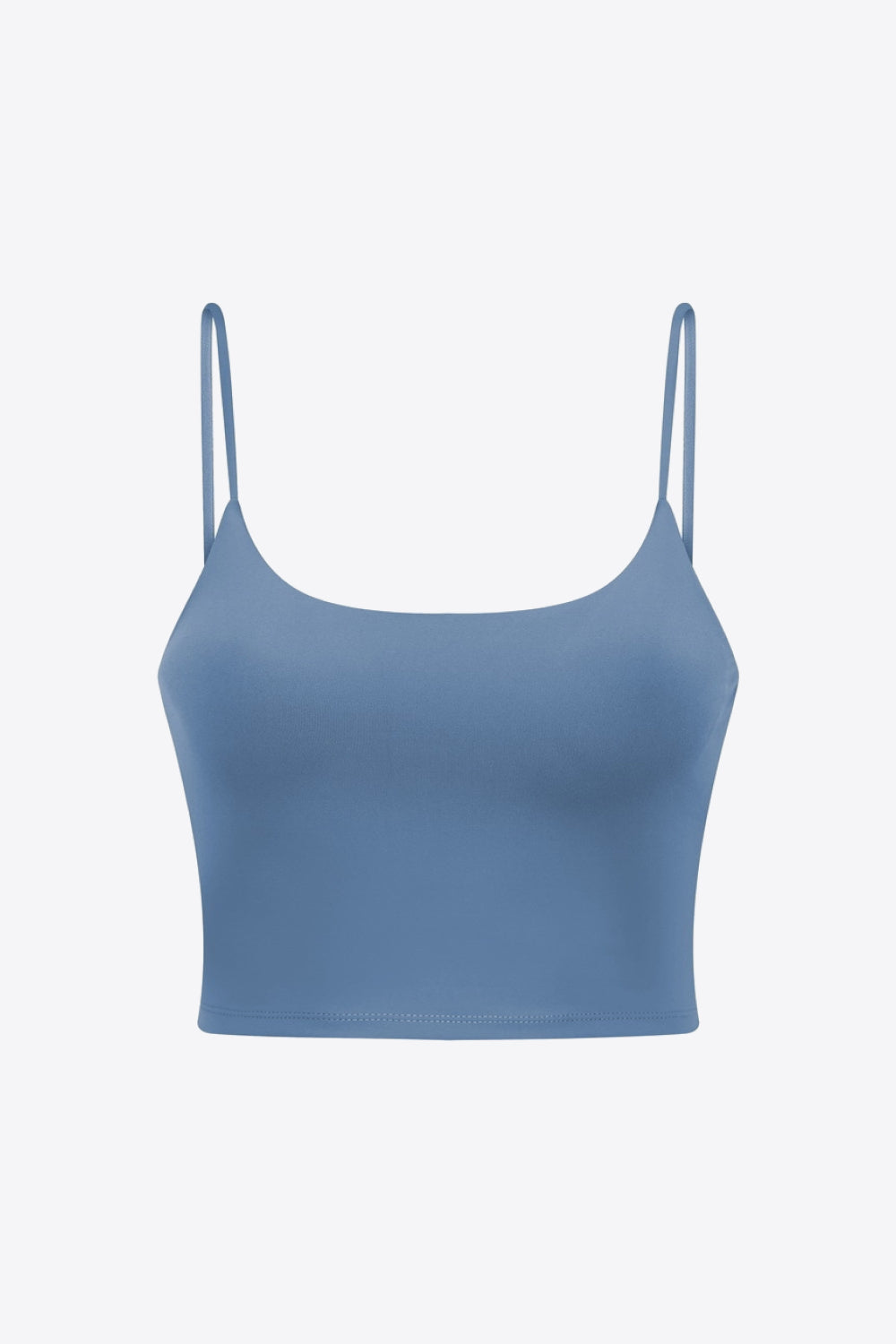 Feel Like Skin Scoop Neck Sports Cami in Black for Women