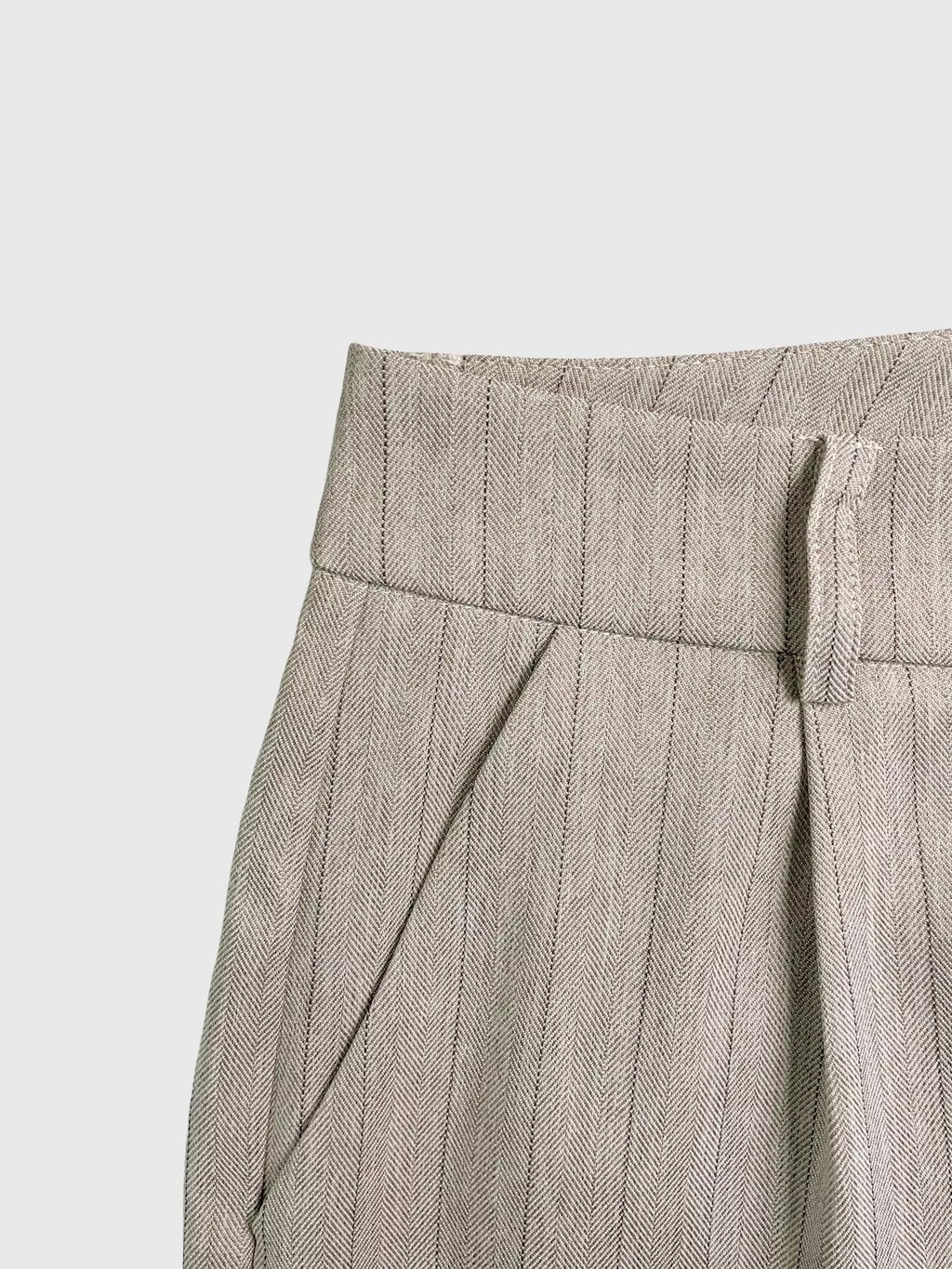 Sleeveless Top and Wide Leg Pants Set in Dark Brown for Women