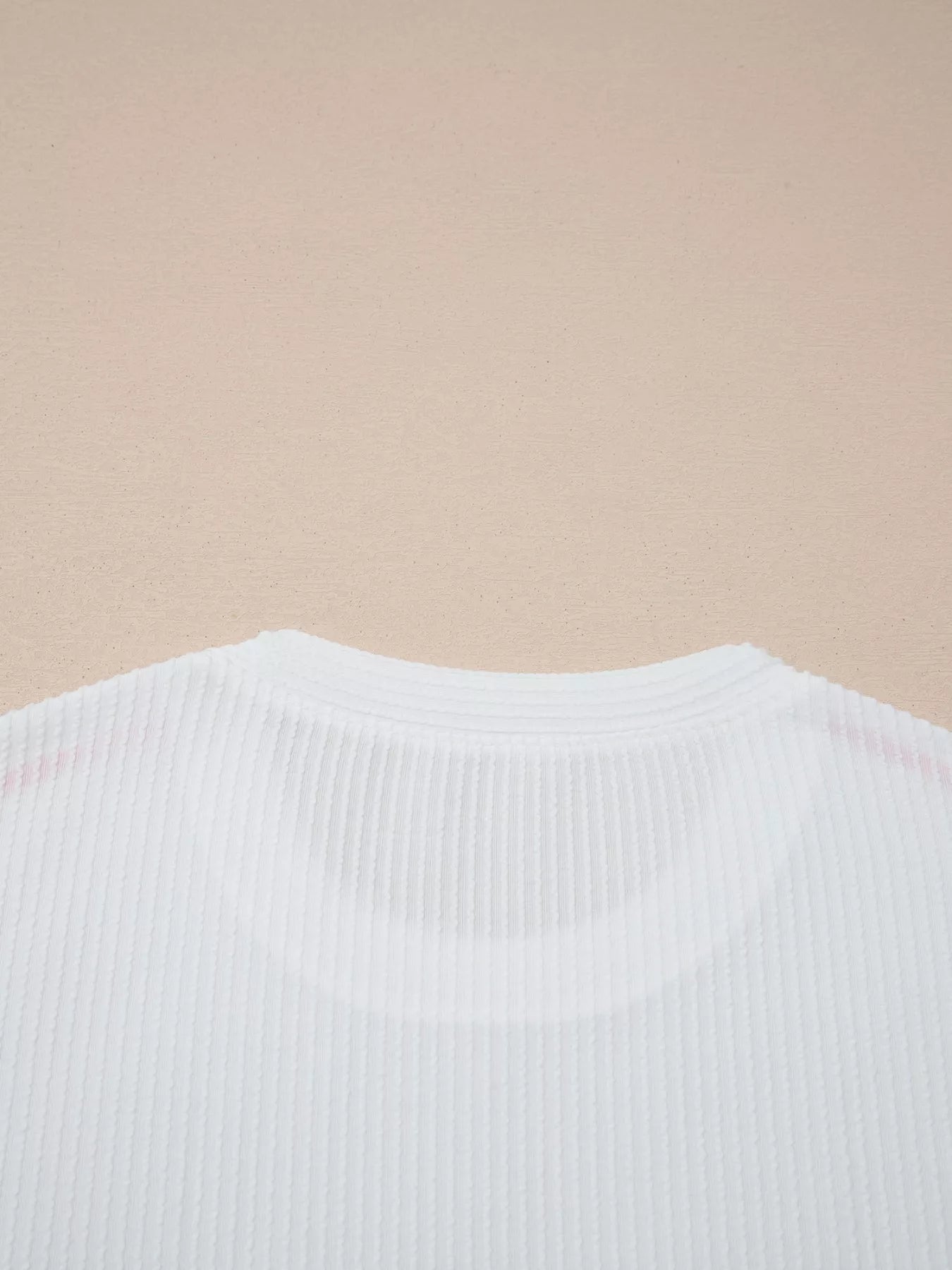 USA Graphic Half Sleeve Loose Ribbed Top for Women