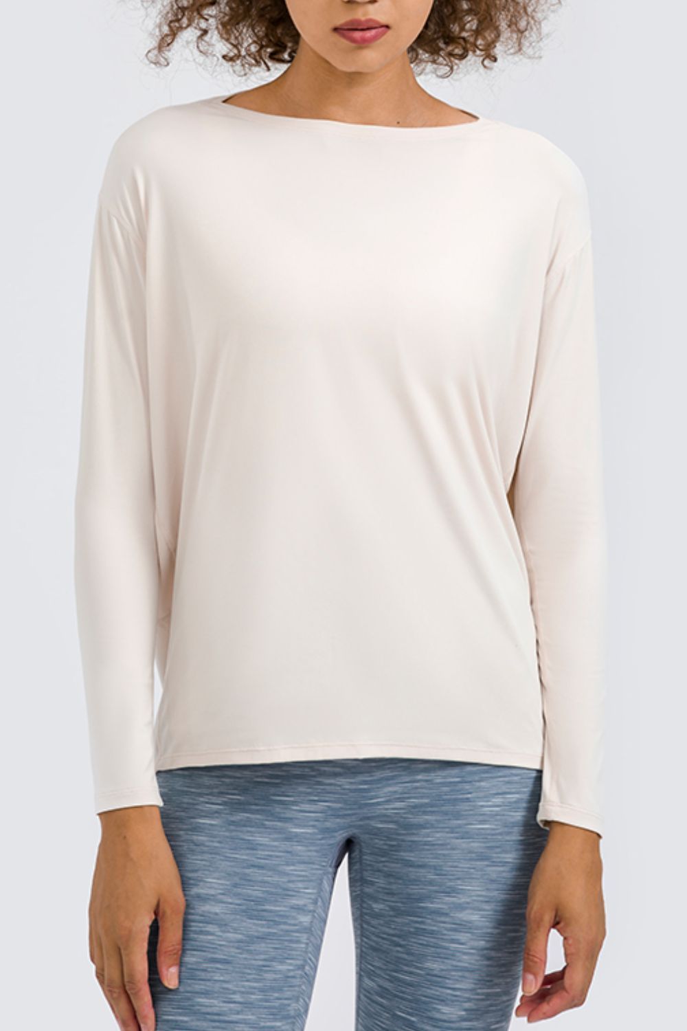 Loose Fit Active Top in Deep Teal for Women