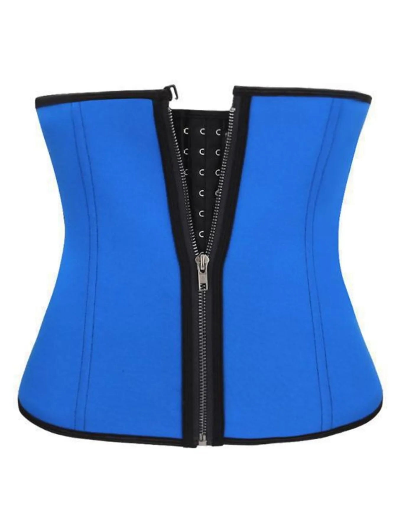 Zipper Shaping Band with Hook and Eye Closure Plus Size in Black for Women
