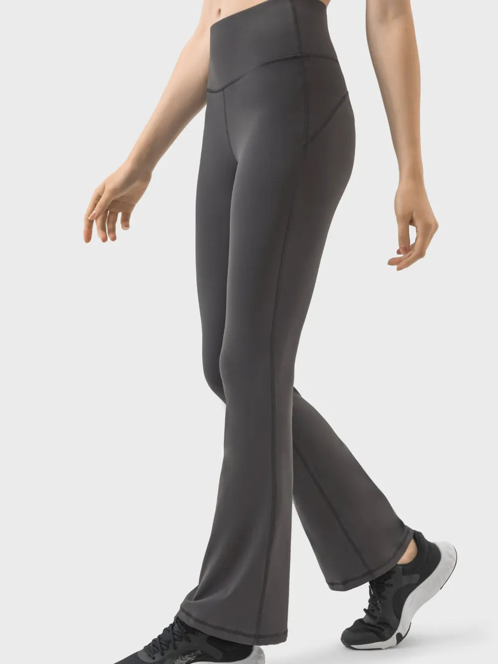 High Waist Active Pants in Mocha in Dark Gray for Women