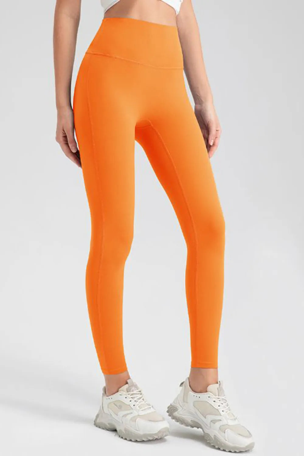 High Waist Skinny Active Pants in Dark Gray for Women