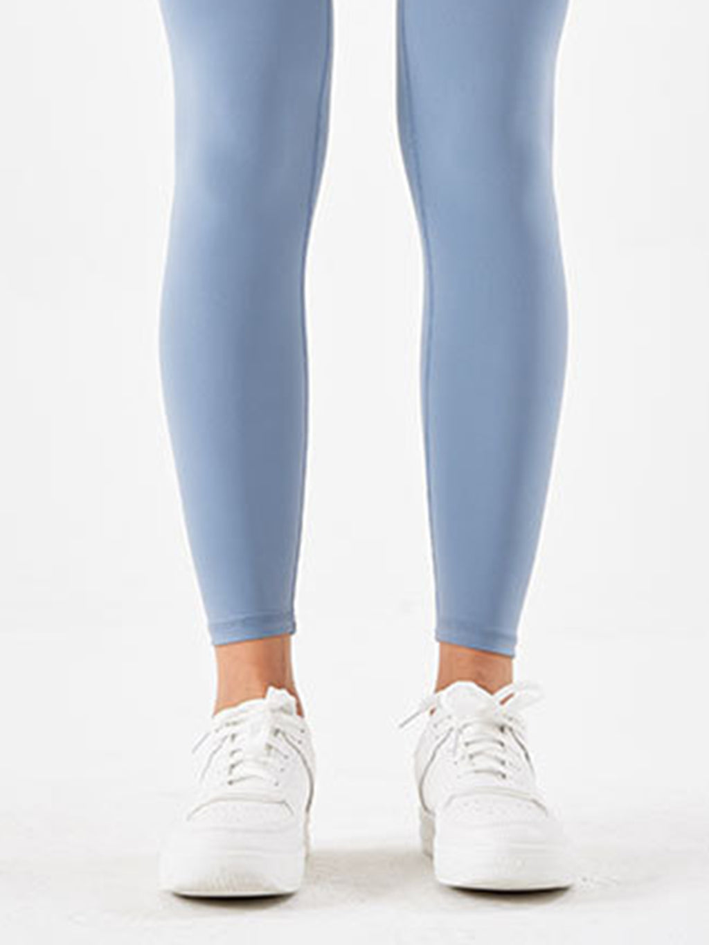Wide Waistband Sports Leggings in Mocha in Matcha Green for Women