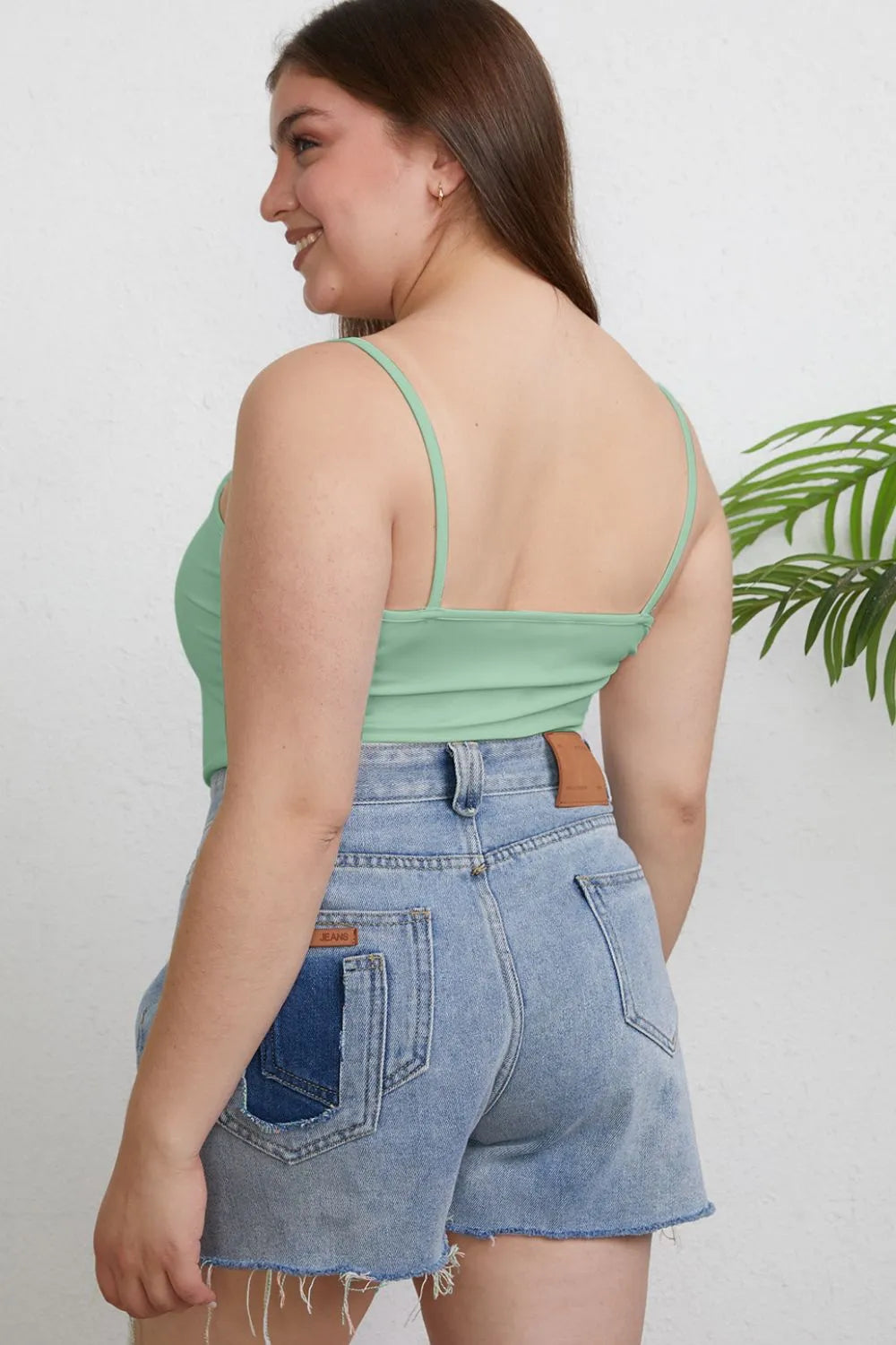 Round Neck Slim Cami Plus Size for Women