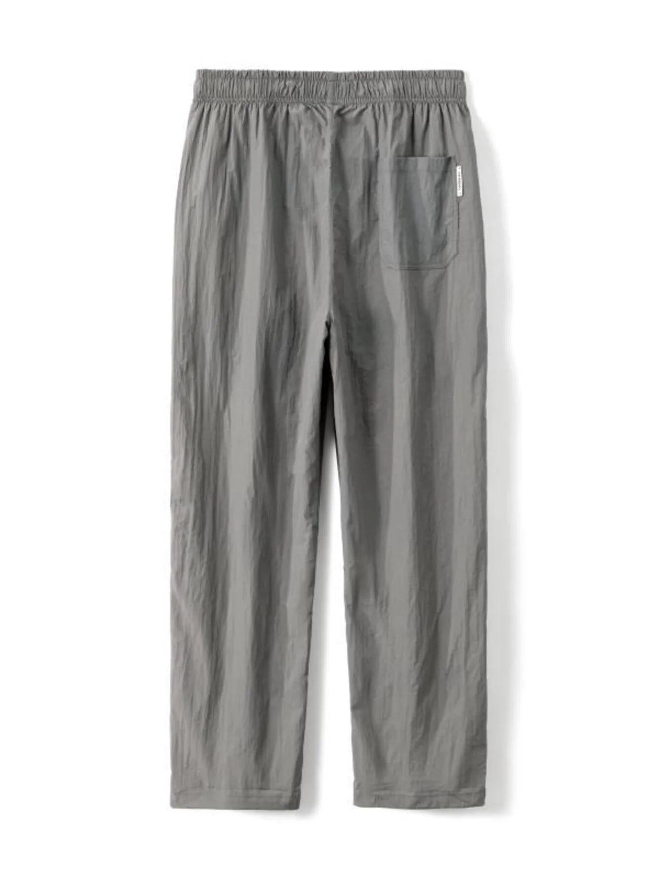 Lightweight Wide Leg Casual Pants Plus Size in Dark Gray for Men