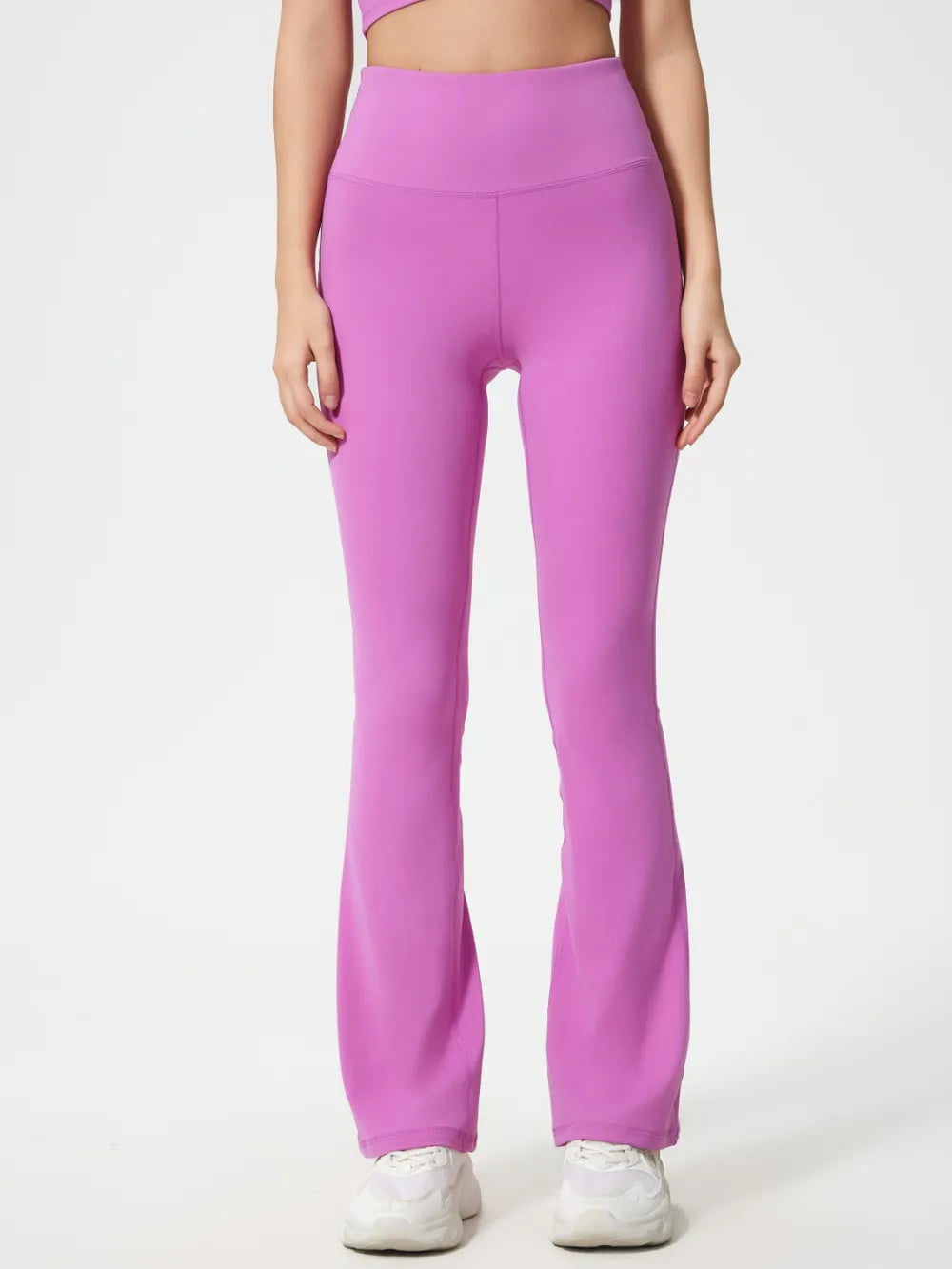 High Waist Active Pants in Mocha in Heliotrope Purple for Women