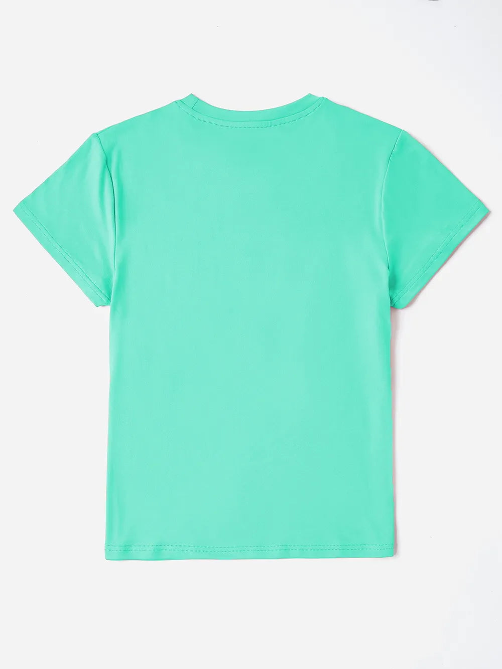Rabbit Round Neck Short Sleeve T-Shirt in Dark Gray for Women
