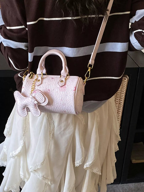 Barrel Crossbody Bag for Women