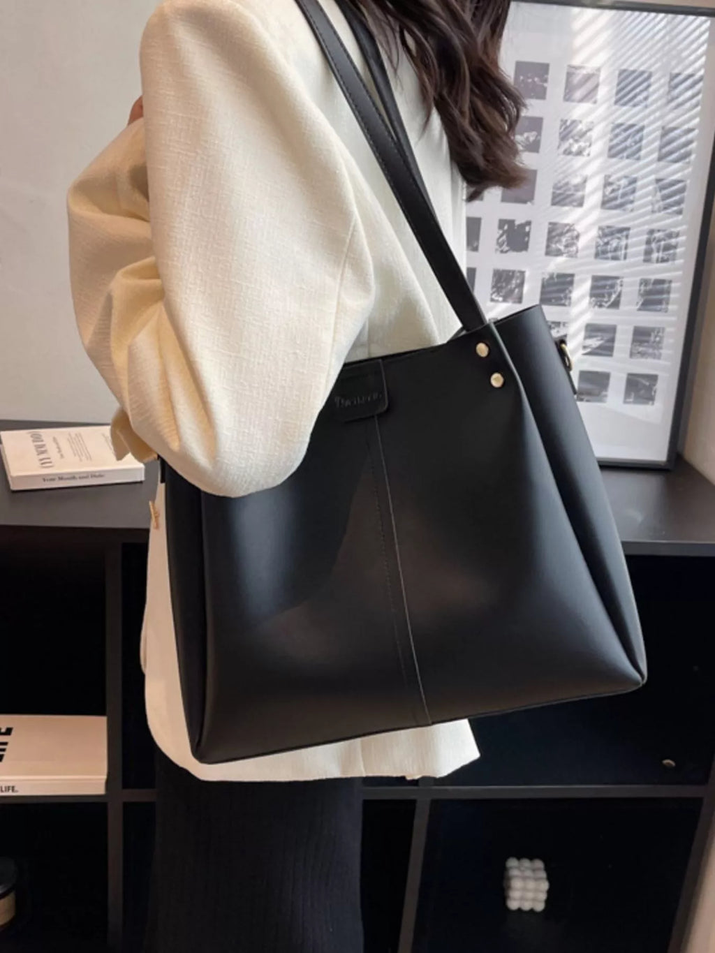 Wide Strap Shoulder Bag for Women