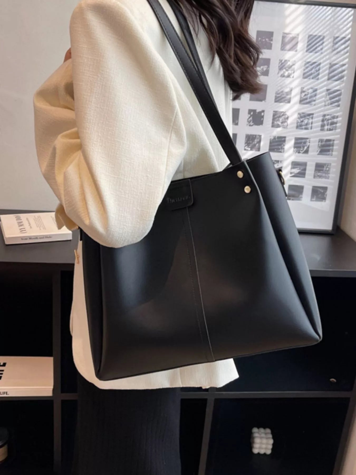 Wide Strap Shoulder Bag for Women