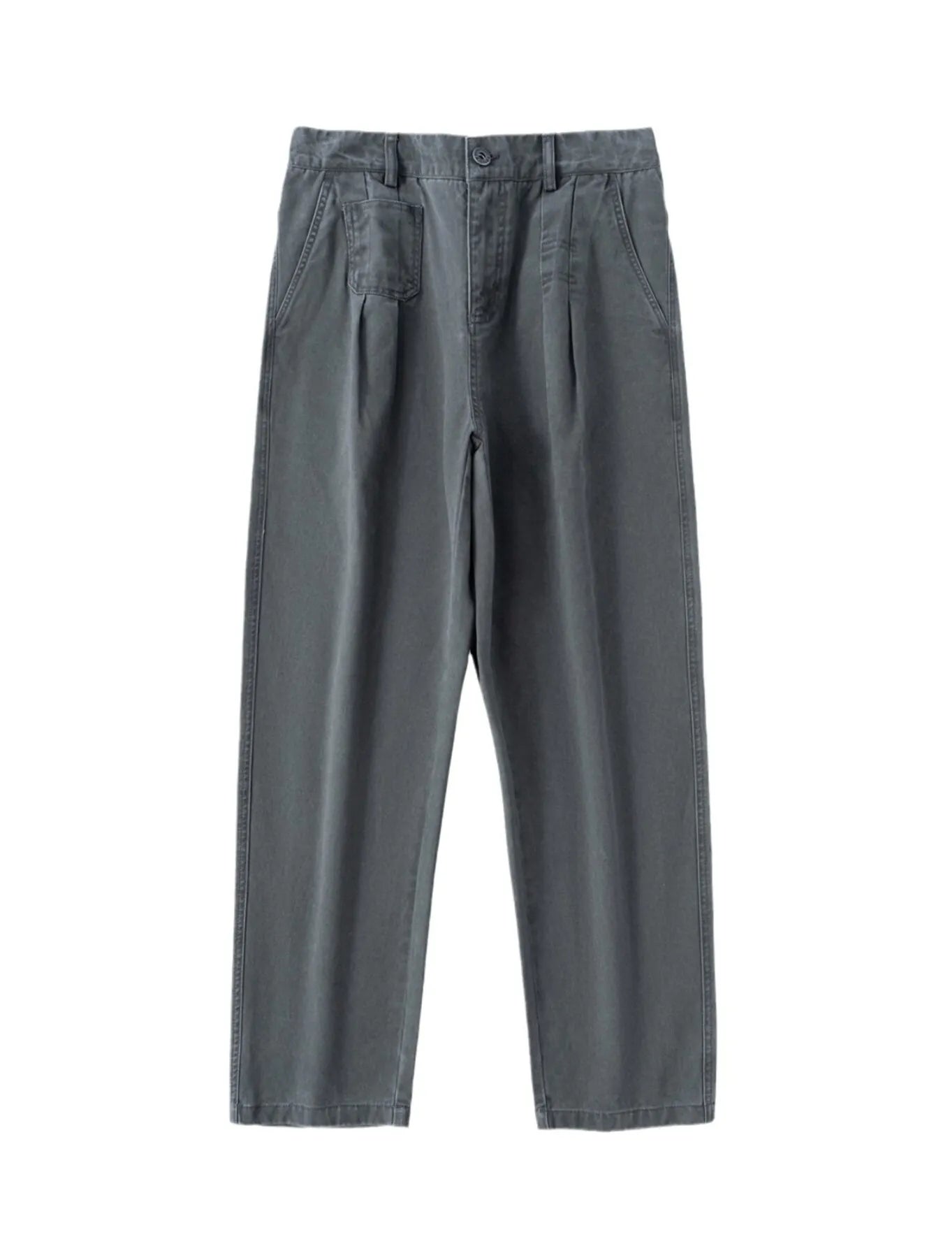 Loose Fit Pants Plus Size in Gray for Men