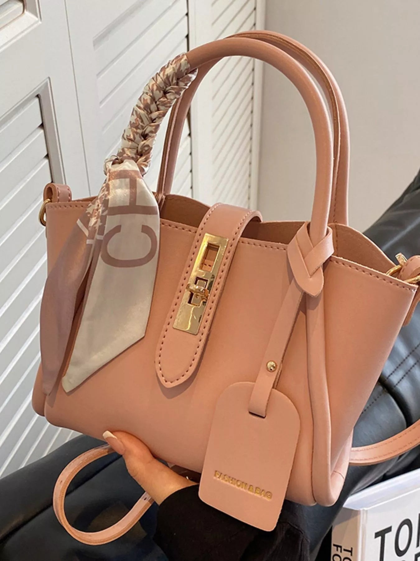 Top Handle Crossbody Bag in Pink for Women