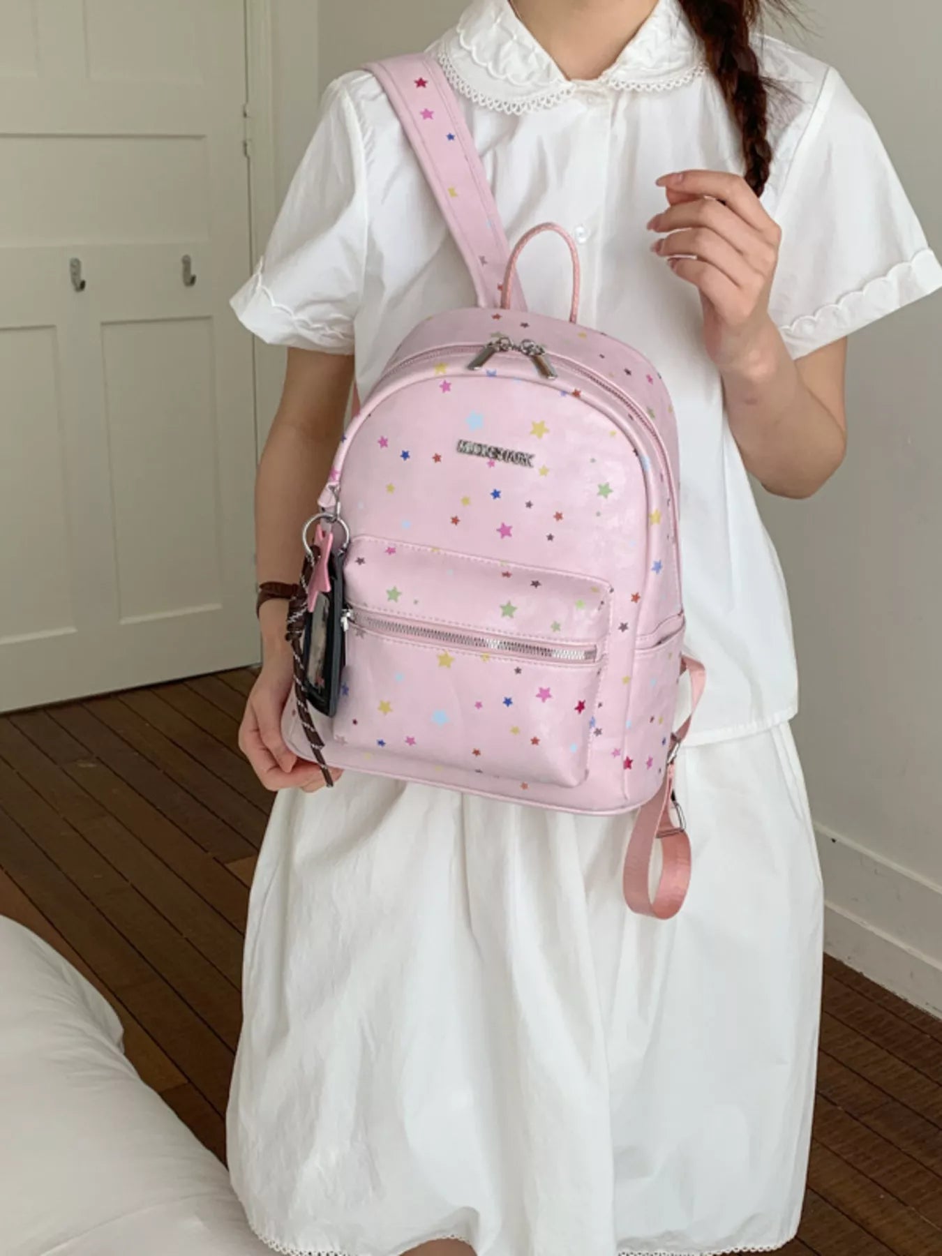 Star Pattern Backpack Bag for Women