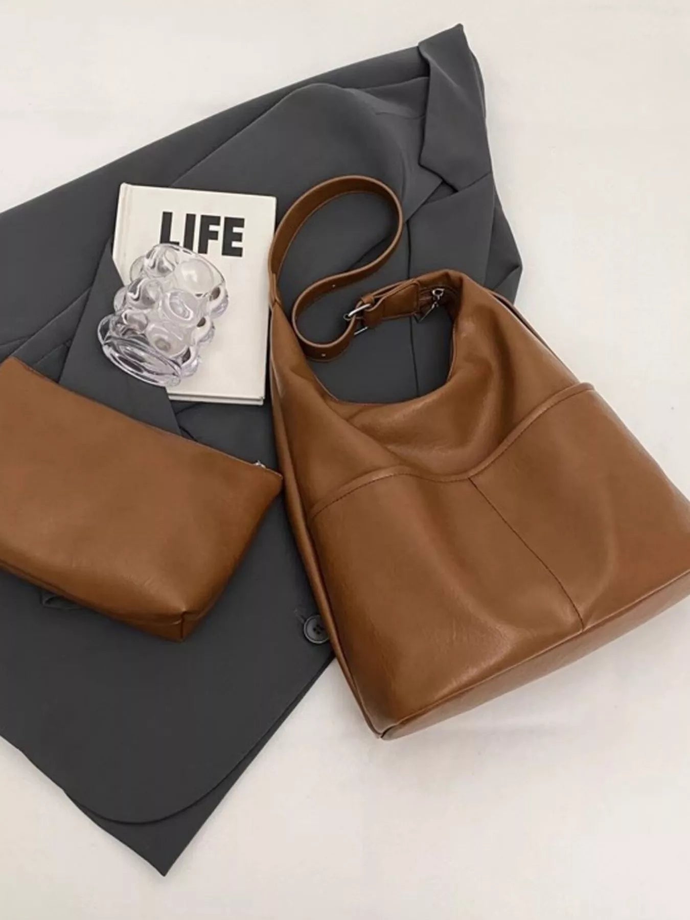 Adjustable Strap Shoulder Bag for Women