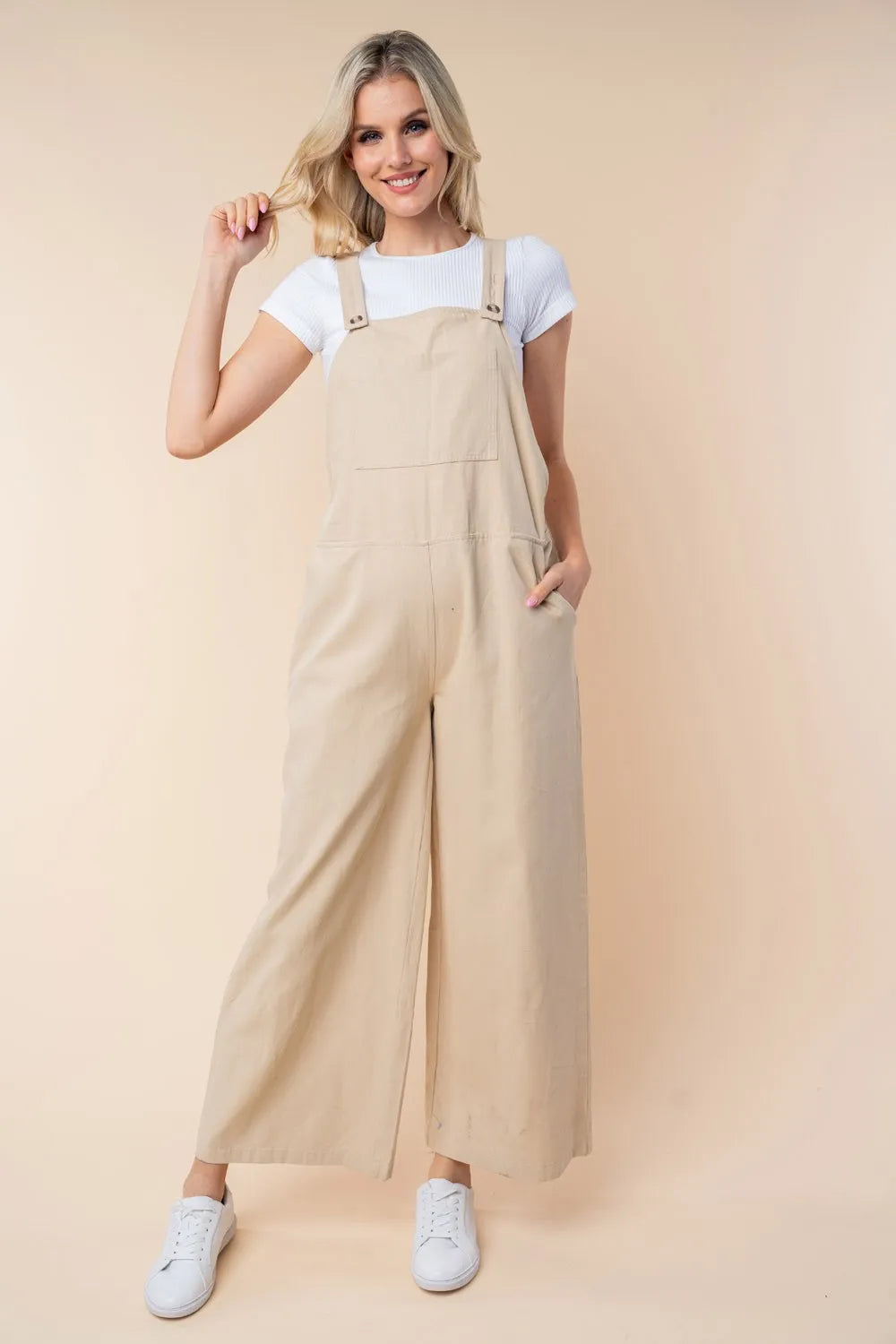 Sleeveless Wide Leg Jumpsuit for Women