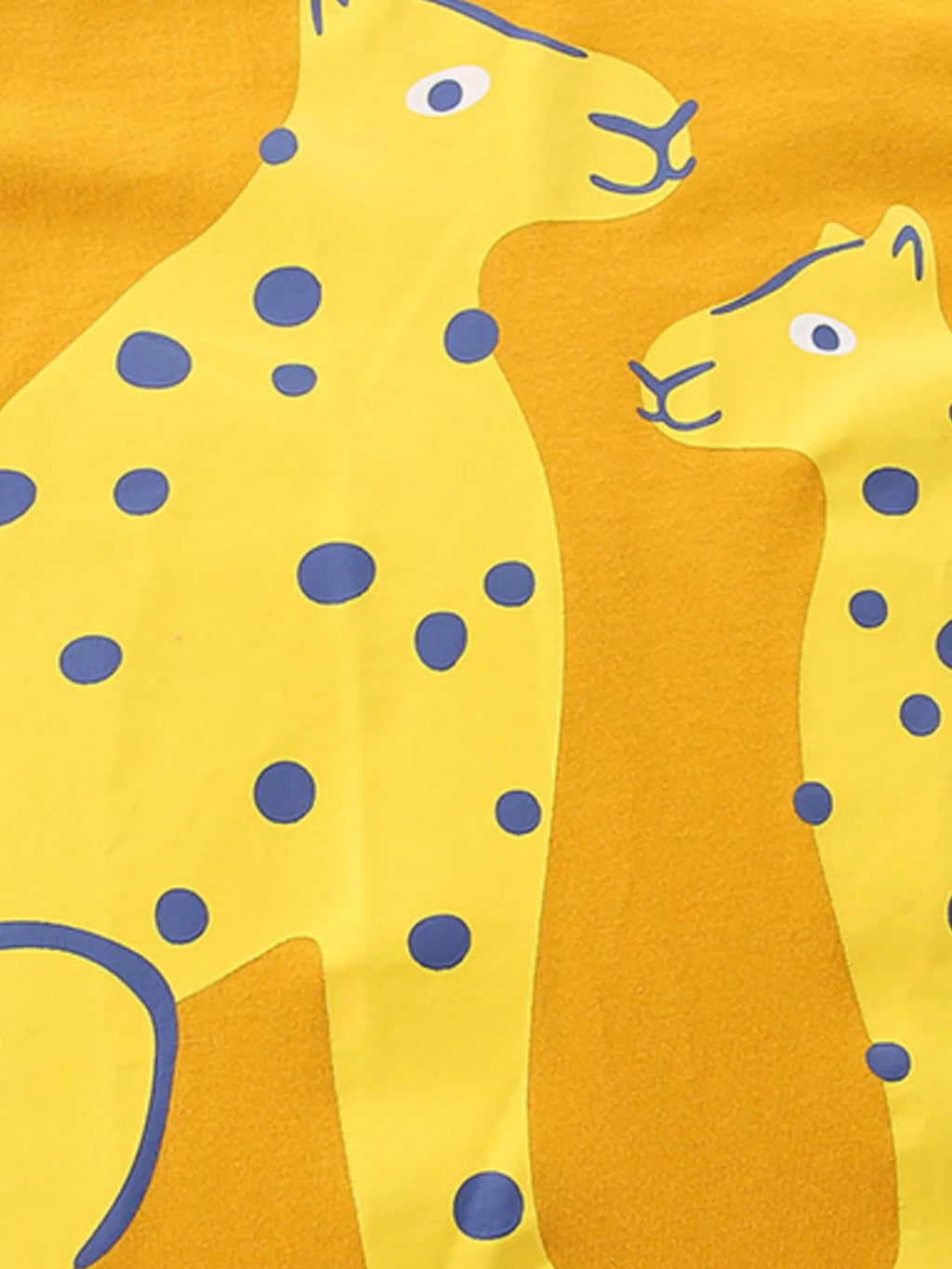 Leopard Print Short Sleeve T-Shirt in Gold for Boys