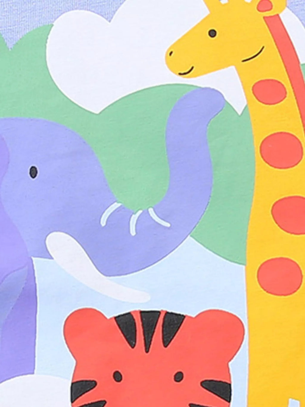 Animal Graphic Color Block Tee and Shorts Set in Multicolor for Boys