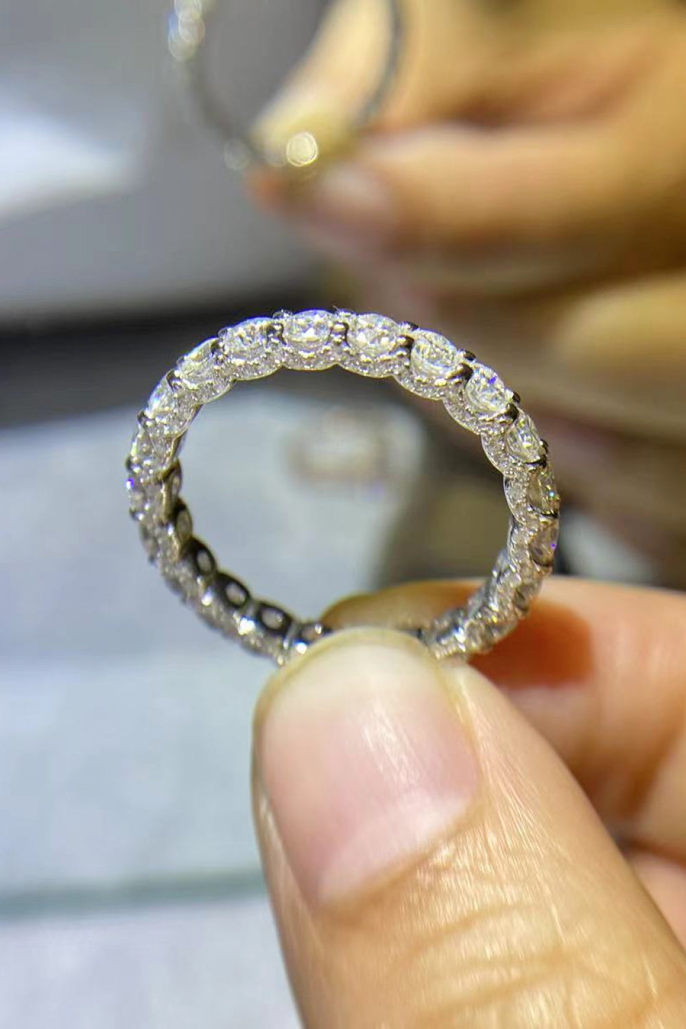 Youve Got It 1.5 Carat Moissanite Ring in Silver for Women