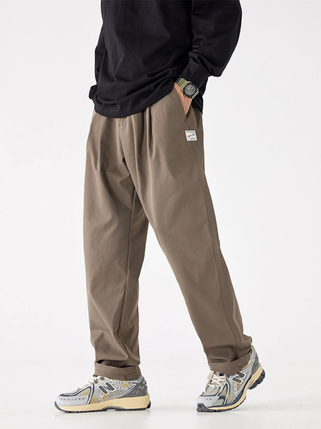 Casual Relaxed Fit Sweatpants Plus Size in Royal Blue for Men