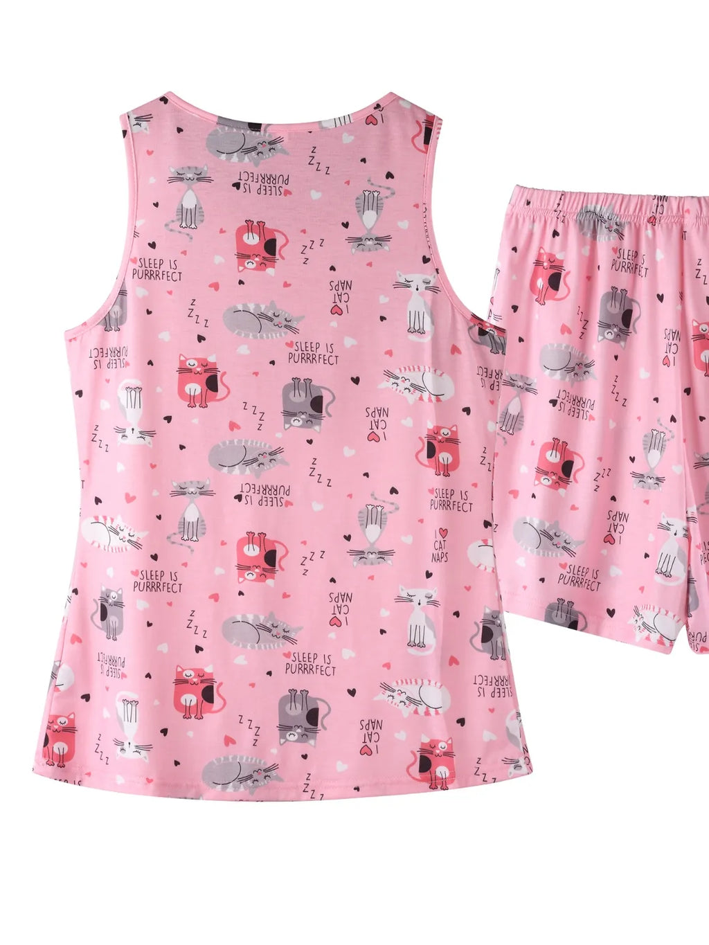 Printed Round Neck Top and Shorts Lounge Set in Neon Green for Women