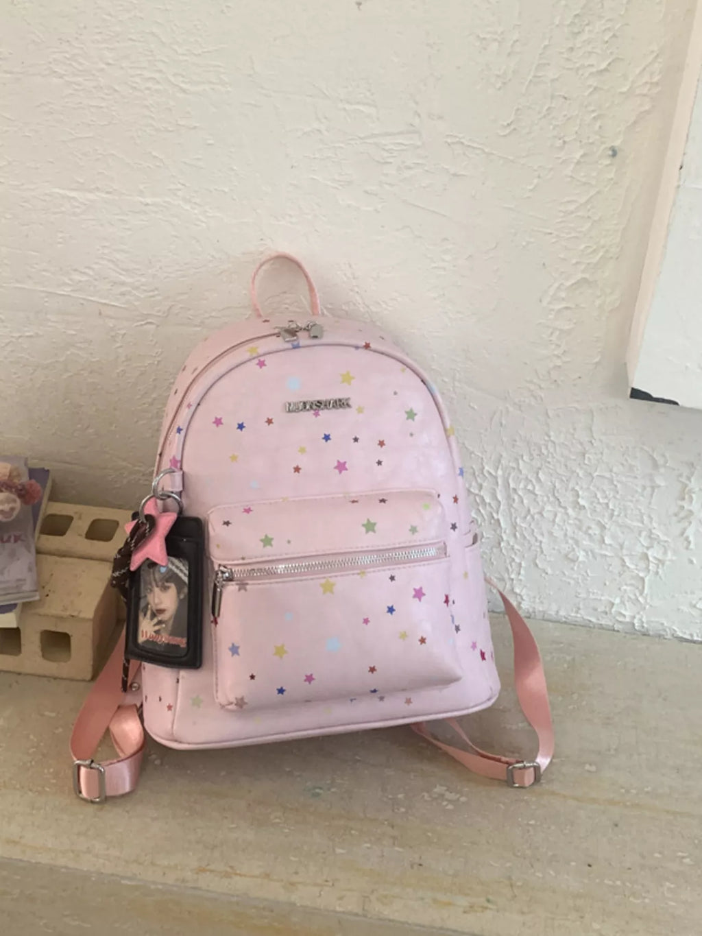 Star Pattern Backpack Bag for Women