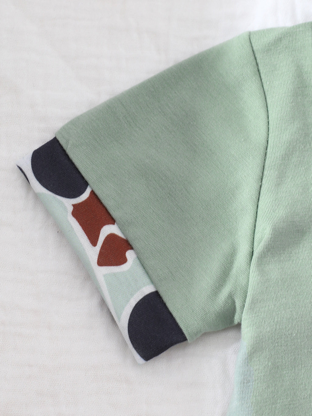 Button Detail Polo Shirt & Shorts Set for Boys