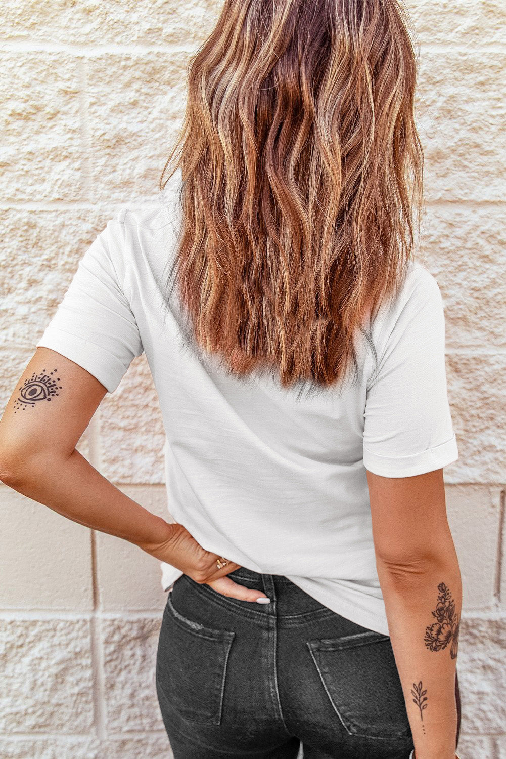 Whatever Spices Your Pumpkin Graphic Tee in White for Women