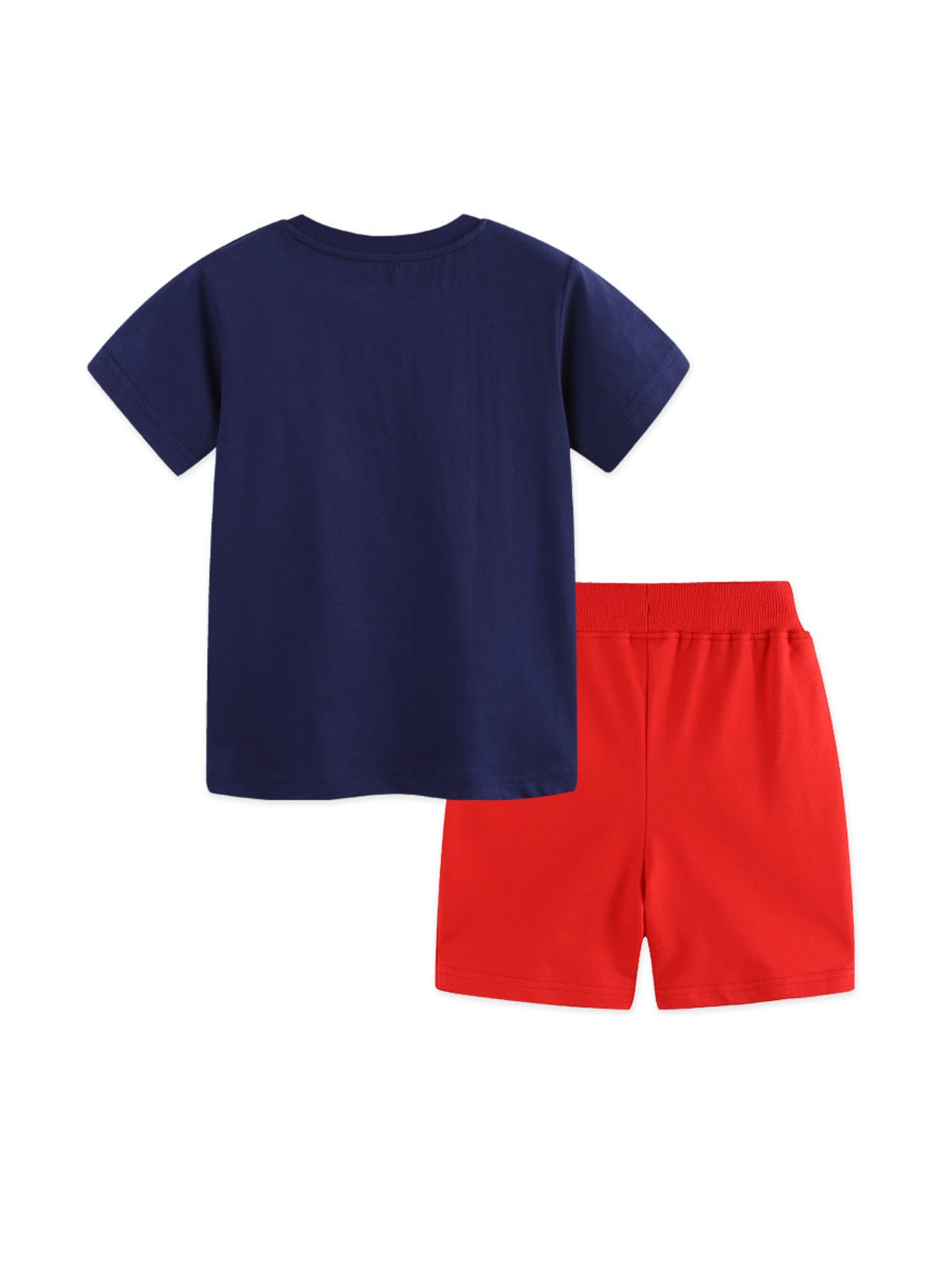Astronaut Graphic Tee & Shorts Set in Dark Navy for Boys