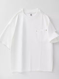 Plus Size Round Neck Short Sleeve T-Shirt in White in Black for Men